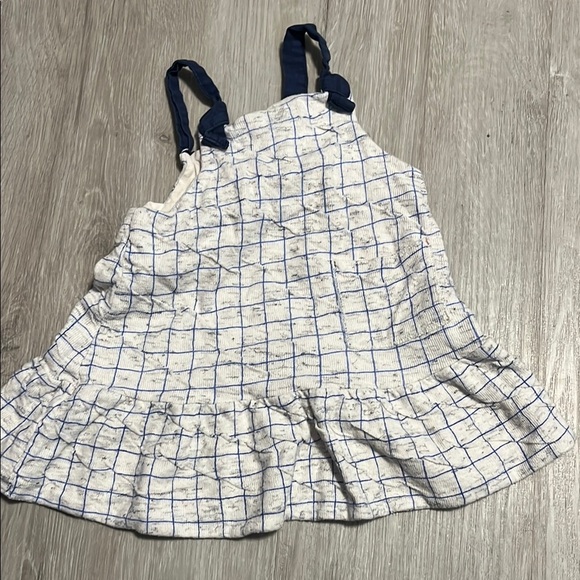 White and Blue Checkered Dress - Picture 1 of 1
